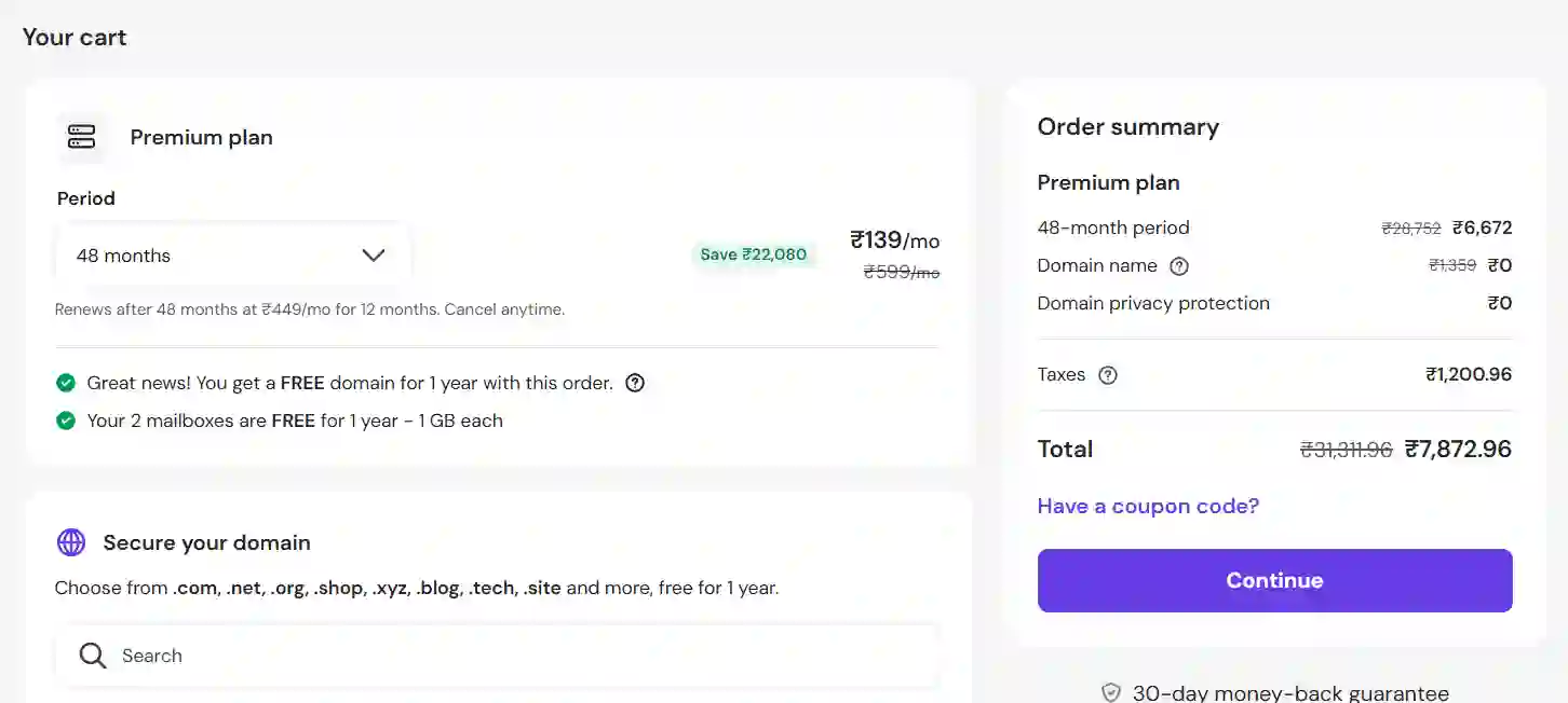 Select Billing Period