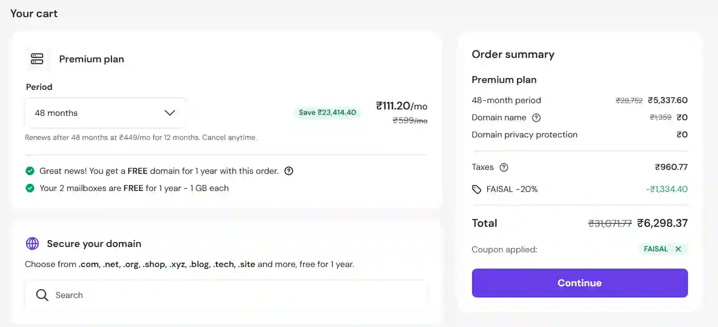 apply hostinger coupon code